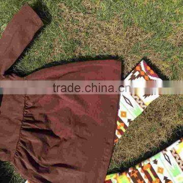 FALL OUTFITS Persnickety Girls 3 Pieces Sets Girls Christmas Pant Sets Girls Boutique Clothes Kids Brown Top Sets photo-5