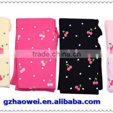 Wholesale Cherries Printed Kids Cotton Tights photo-5