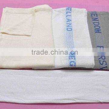 100% Cotton Thermal Blanket with or Without Printed Logo Designs (White & Dyed)