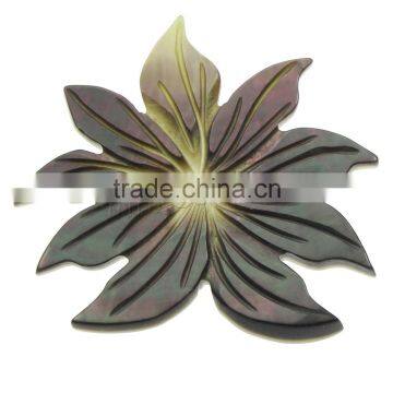 Natural Freshwater Shell Beads Flower Custom Beads Engraved Custom Custom Engraved Metal Beads photo-4
