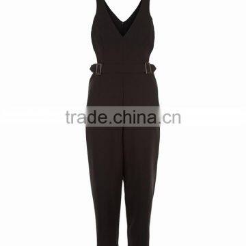 Black Womens Wholesale Playsuit photo-3