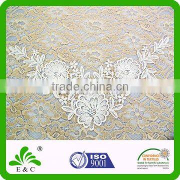 Embroidery polyester lace collar applique designs for ladies