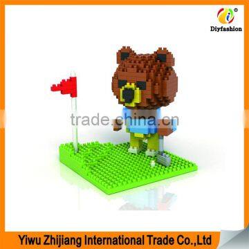 Children Toys New 2016 Style Cartoon Design Safty Plastic Building Blocks photo-2