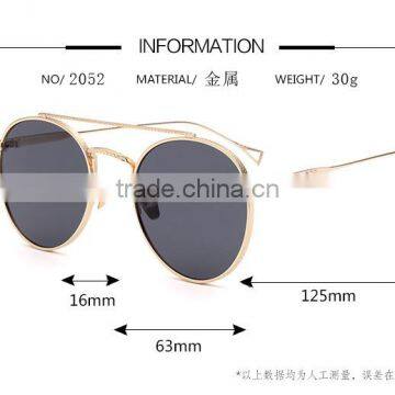Fashion Metal Vintage UV Proof Round Mirror Steampunk Sunglass photo-4