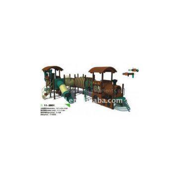 outdoor slide-train playground (CE approvaed)