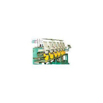 Commercial Tubular Embroidery Machine With Multi-language Operating Interface , 6 Heads