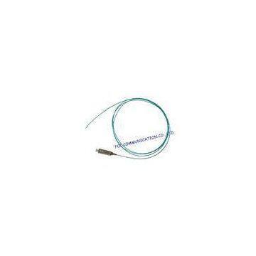 OM4 SC Fiber Optic Pigtails For Gigabit Ethernet , pigtail optical fiber