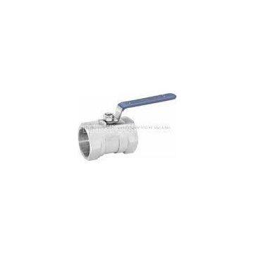 Q11F WCB / SS304 / SS316 Industrial 1 PC Ball Valve With NPT / BSPT / BSPP Thread