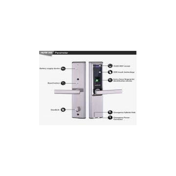 HUNE Optical Fingerprint Lock With PIN Access/OLED Screen/Access Control System From China photo-2
