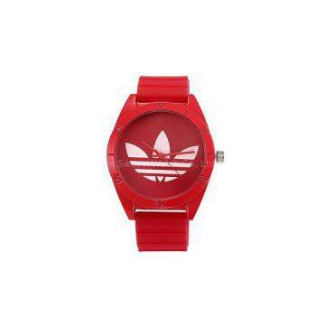 Silicone Strap And Case Water Resistant Wrist Watch