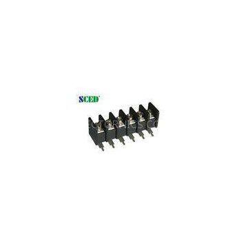 7.62mm 24 Poles Electrical Barrier Terminal Block for Server Site 300V 15A