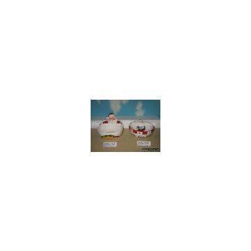 Ceramic craft christmas bowl
