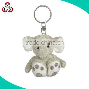 Soft plulsh toy keychain plush elephant keychain animal keychain