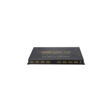 HDMI 1x16 splitter with video EDID setting