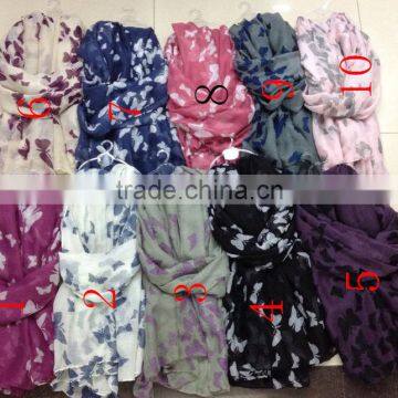 Digital printing viscose scarf Animal printed viscose scarfs