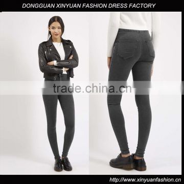 Women sexy tight jeans top design jeans manufacturers in China