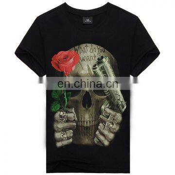 2016 new pattern t-shirts,wholesale skull t-shirts