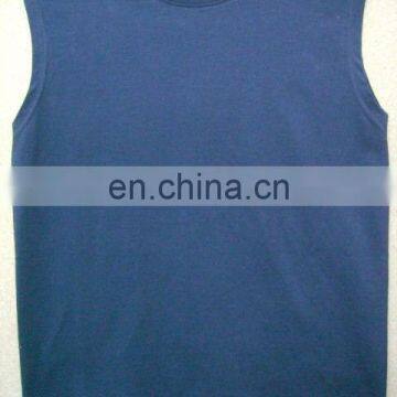 100% Cotton Men's Sleeveless Tshirt.