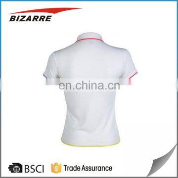 Women Blank Short Sleeve Custom Polo Shirt Design photo-2
