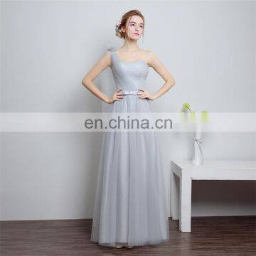 HS1611 Long Floor Length Elegant Prom Evening Dress 2016 Bridesmaid Dress photo-2