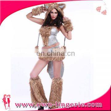 Discount Sexy Wolf Halloween Costumes Design Discount Sexy Wolf Halloween Costumes With Tail photo-3