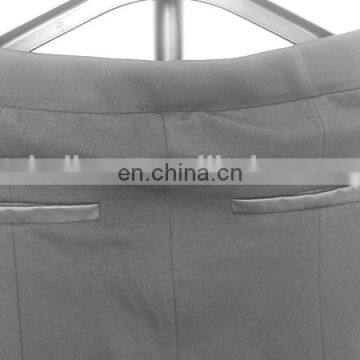 Ladies Stretch Lamb Leaather Pants With Ponti Fabric photo-4