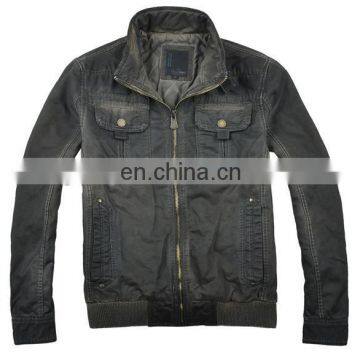 men washed cotton jacket