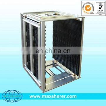 Resistance to high temperature 120 degrees Esd antistatic magazine rack for SMT pcb