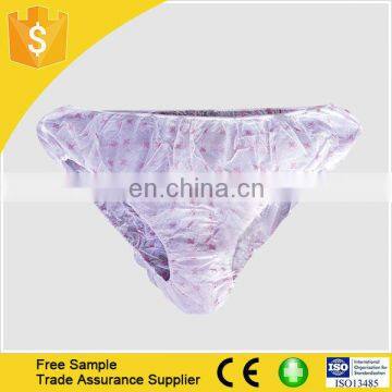 Ladies Nonwoven Underwear/ Women Spa Disposable pants