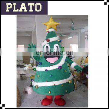 Fancy dress large size adult Christmas tree mascot costume for sale