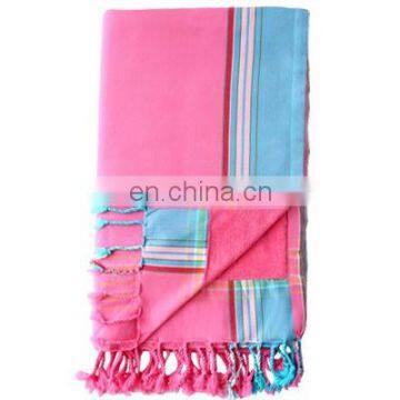 Kikoy towel 100% cotton orange india