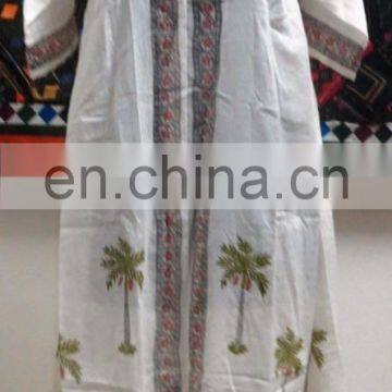 Hippe Women Long Dress Casual Tunic Floral Loose Top Blouse Partywear Dress From India
