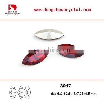 Long Horse Eye Shape With Many Sizes Crystal Stone