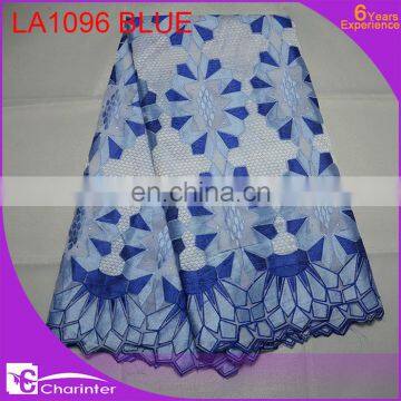 High Quality African Voile Lace Fabrics LA1094 Lalic photo-2