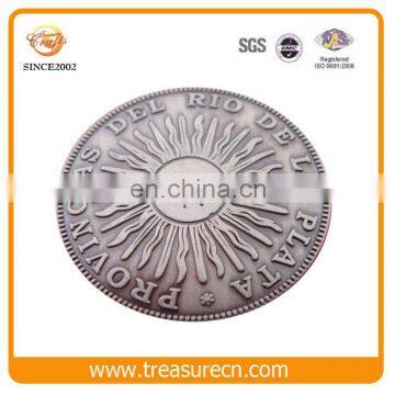 Custom Old Silver Souvenir Alloy Coin