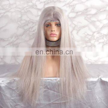 Fast Shipping Virgin Hair Customized Colored Brazilian Full Lace Wig photo-5