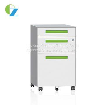 Anti-tilt Fuction 3 Drawers Metal Mobile Pedestal Cabinet With 5 Pcs Caster photo-3