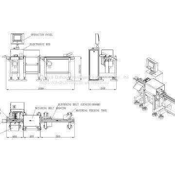 Cusomized Check Weigher for Using With Cutting Machine photo-4