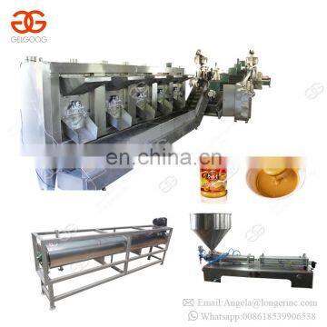 Continuous Electric Automatic Cocoa Bean Grinding Sesame Tahini Production Line Hummus Jam Peanut Butter Line Machine photo-2