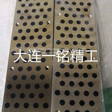 JSP/JSL Series Slider / Slider / Guide Plate Copper Alloy Graphite / Oil Free / Self Lubrication