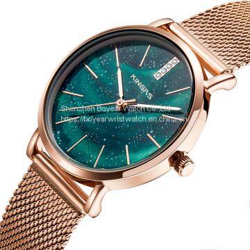 32mm Alloy Case Steel Milanese Band Ladies Fashion Watch Jewlery Quartz Watch for Women photo-2