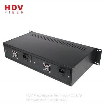 High Quality 2U 14 Port 19 Inch Rack Type Media Converter Rack photo-4