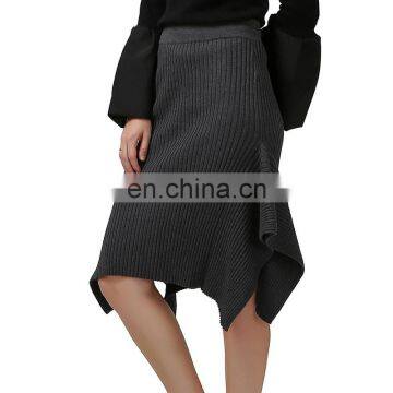 Skirts Elegant Fashion Chiffon Women Ladies Black Casual Sexy Skirt Summer photo-3