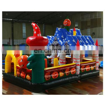 Commercial Halloween Theme Inflatable Bouncy Castle For Children Playing