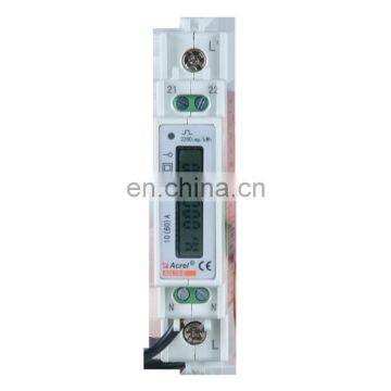 Single phase Din rail energy meter Digital energy meter with Rs485/Modbus-TRU PV solar system