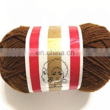 Wholesale Hot Selling Export Nigerian Black Wool Hair Styles GOGO BABBY YARN 40g for Knitting photo-3