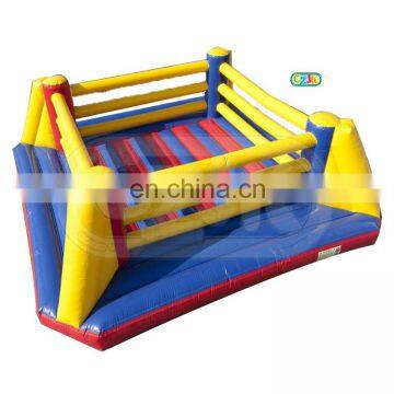 6m inflatable bouncy bounce house strong floor folding boxing ring in china custom bouncer for kids