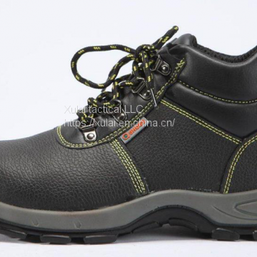 Military Army combat boots genuine leather safety shoes  footware