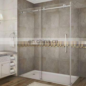 Normal Design Factory Price Customized 304SS Frame Sliding Glass Door Shower Enclosure