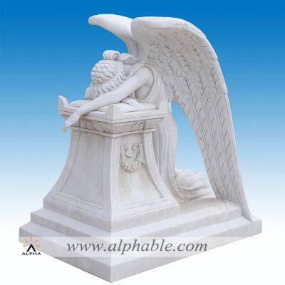 Marble Weeping Angel Statues for Sale photo-5